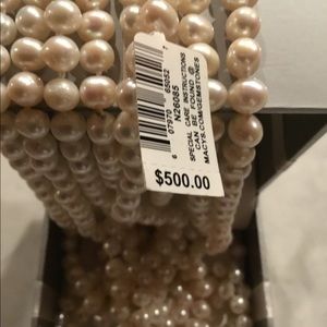 100” endless cultured pearl strand 7-8mm pearls